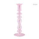 bougeoir en verre conique pour table de mariage et décoration nordique