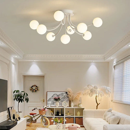 plafonnier led moderne romantique pour décoration intérieure - vue 6 sur 13