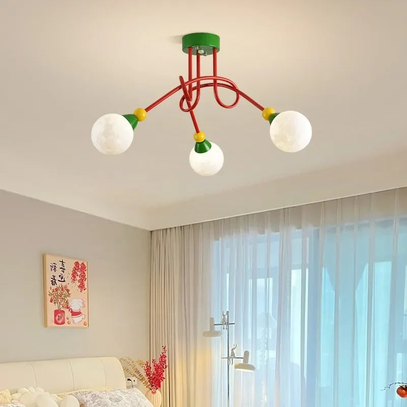 plafonnier moderne et simple style memphis - vue 6 sur 10