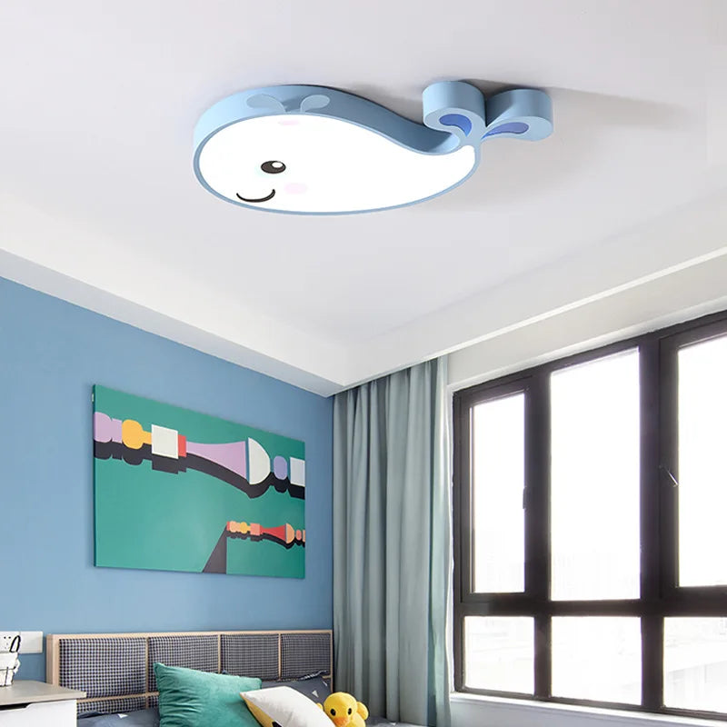 plafonnier led baleine éclairage créatif moderne pour enfant - vue 5 sur 15