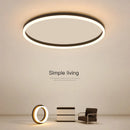 plafonnier led ultra fin design nordique moderne décoratif d'intérieur