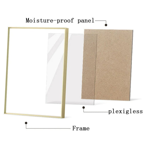 cadre photo en aluminium pour décoration murale intérieure - vue 4 sur 8
