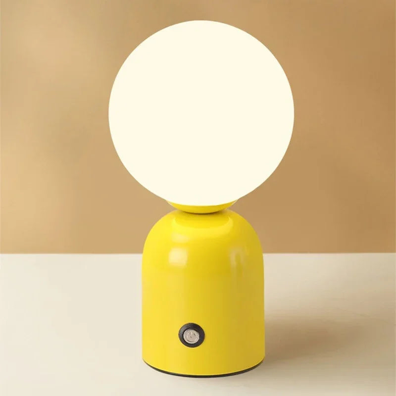 lampe à poser led tactile rechargeable avec intensité variable - vue 5 sur 8