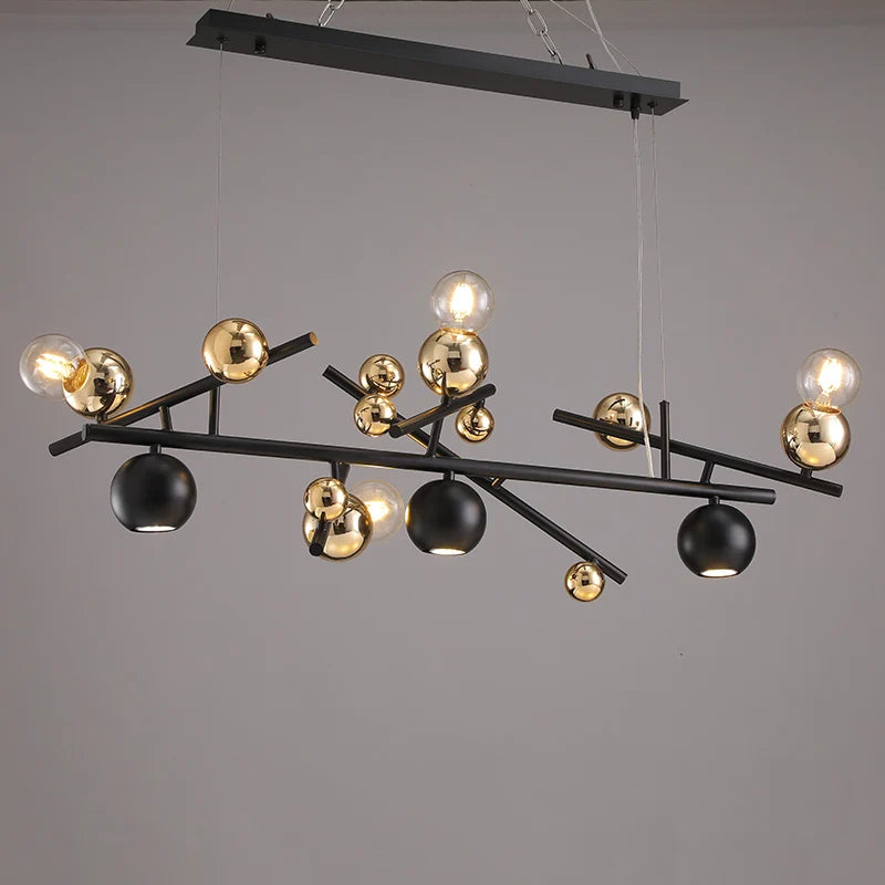 lustre nordique post-moderne de luxe zhongdao pour restaurant et bar - vue 4 sur 6