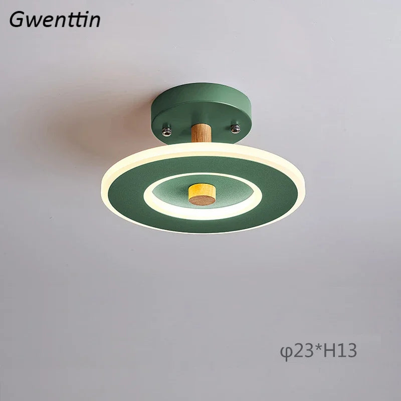 plafonnier moderne nordique led interchangeable pour intérieur élégant - vue 9 sur 12