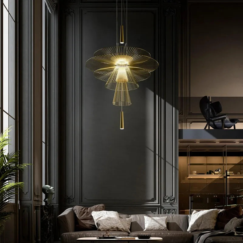 Lustre LED design nordique pour salon salle à manger cuisine Tables à manger barre lampe de chevet décor à la maison luminaire suspendu
