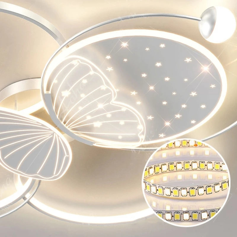 plafonnier led intelligent design moderne pour intérieur 2023 - vue 6 sur 7