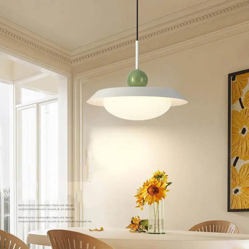 Suspension nordique led décoration maison éclairage intérieur - vue 3 sur 18