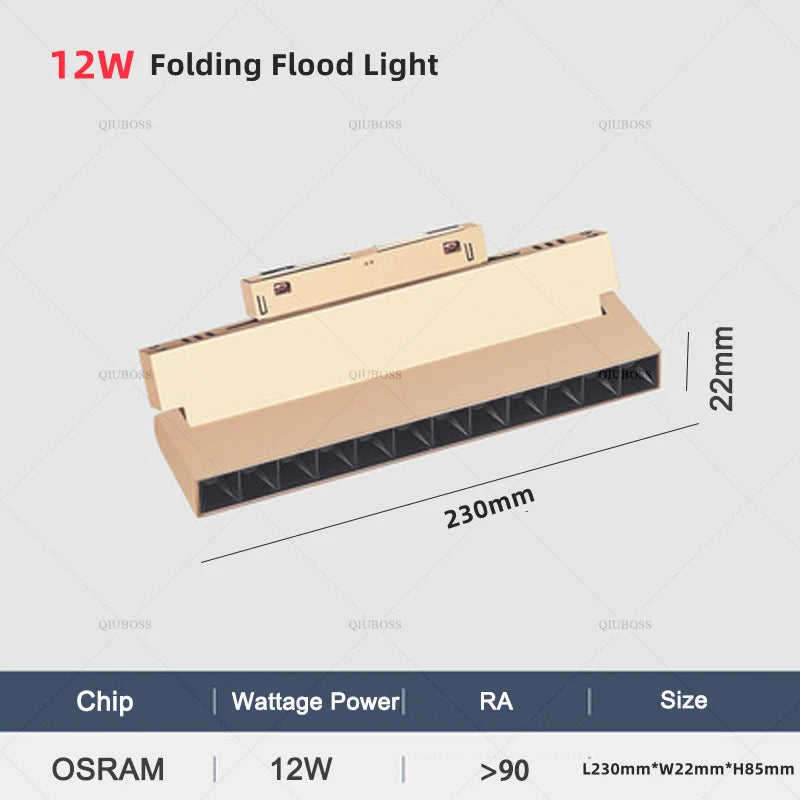 spot led magnétique pour éclairage intérieur moderne - vue 8 sur 28
