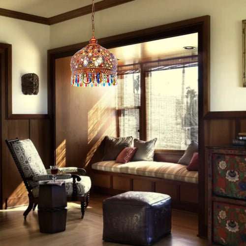 suspension en cristal thaïlandais pour décoration intérieure et extérieure - vue 4 sur 6