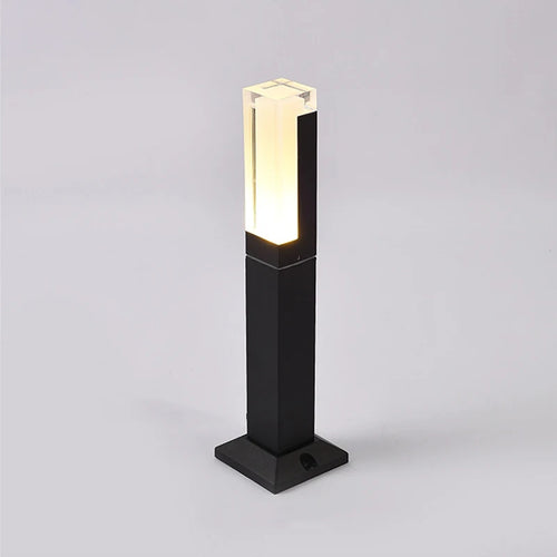 lampe led extérieure étanche éclairage moderne pour jardin et allée - vue 4 sur 8