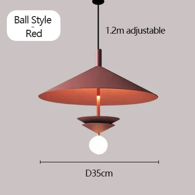 suspension design postmoderne minimaliste en forme de soucoupe volante