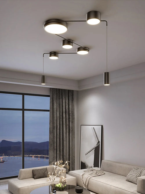 lustre led moderne pour intérieur simple et spécial - vue 4 sur 12