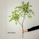 ficus artificiel grande branche pour décoration intérieure et extérieure