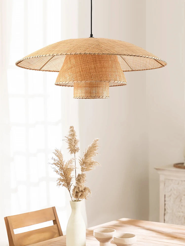 lustre japonais personnalisé pour décoration zen et ambiance raffinée - vue 4 sur 9