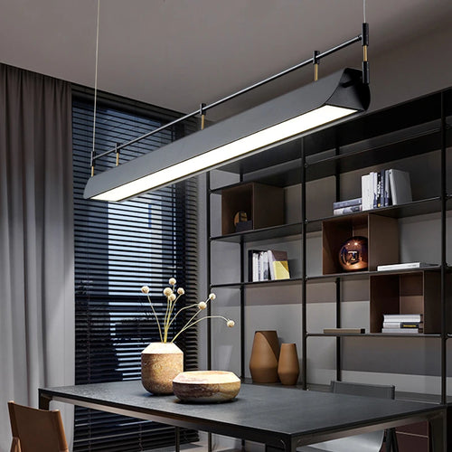 suspension longue nordique design pour bureau et espace commercial - vue 2 sur 9