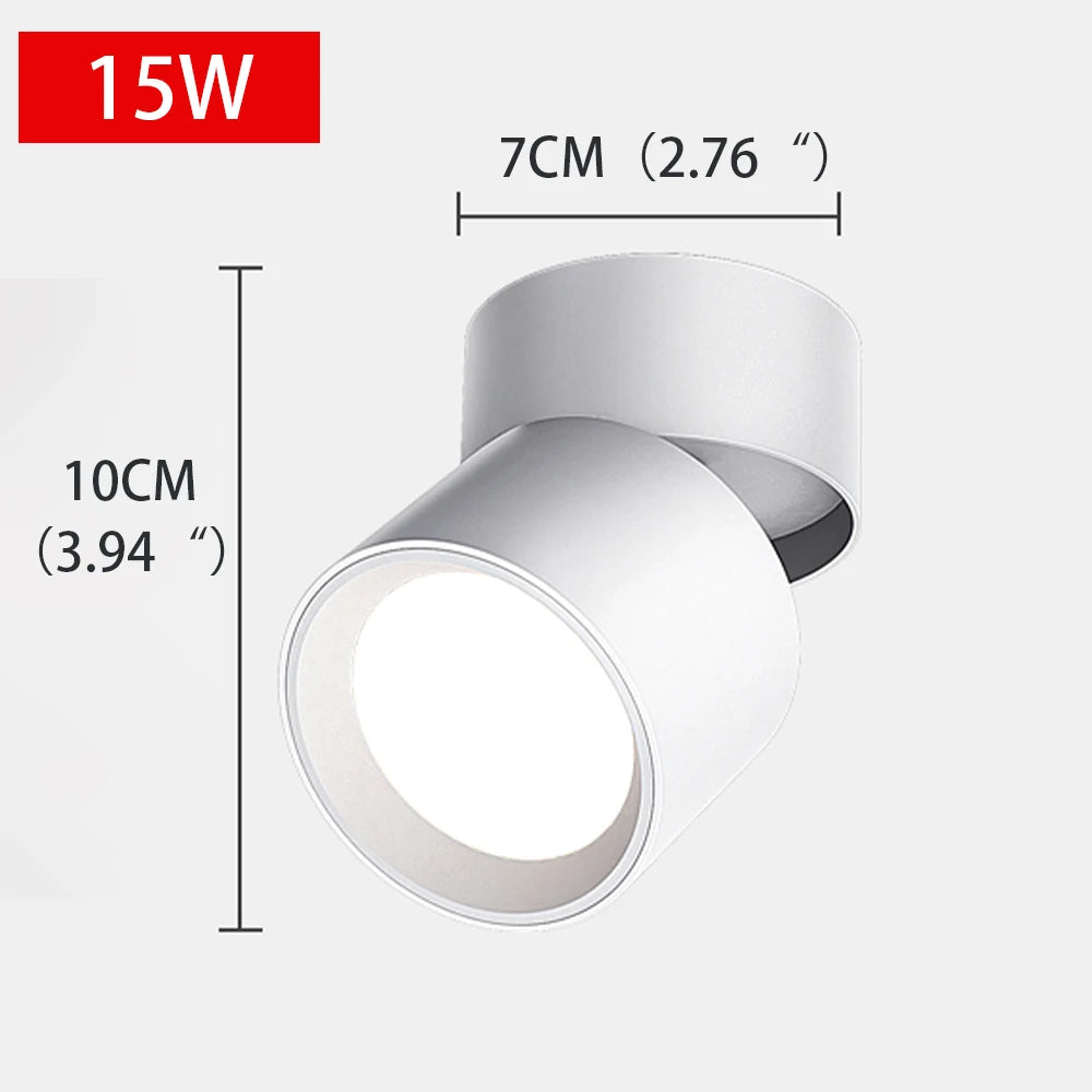 spot led extérieur à angle réglable sans perforation - vue 11 sur 14