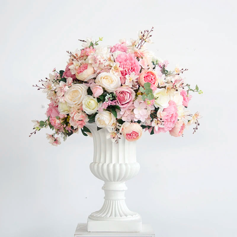 boules de fleurs artificielles en soie pour décoration de mariage et photo - vue 19 sur 22