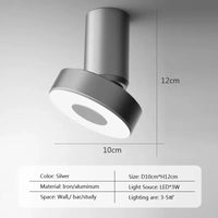 plafonnier moderne à leds pour diverses pièces projecteurs lumineux