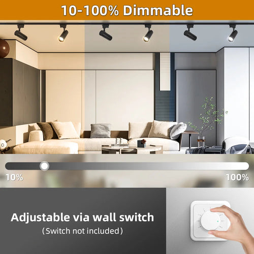 spot à led dimmable pour décoration intérieure moderne - vue 3 sur 18