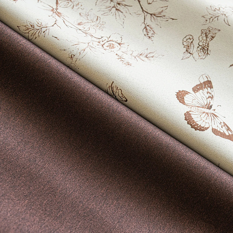 Rideau occultant papillons décoratif pour chambre enfant