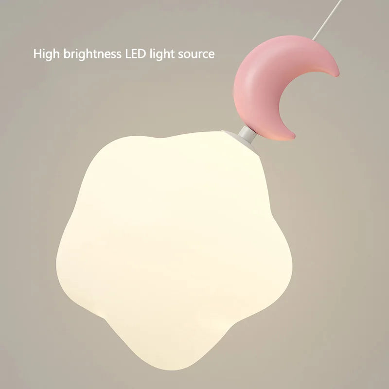 suspension modernes nuage lune étoile pour enfant