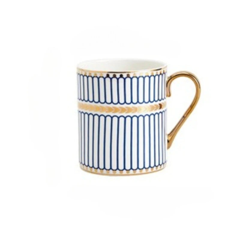 Tasse cafe ceramique peinte main style luxueux bureau
