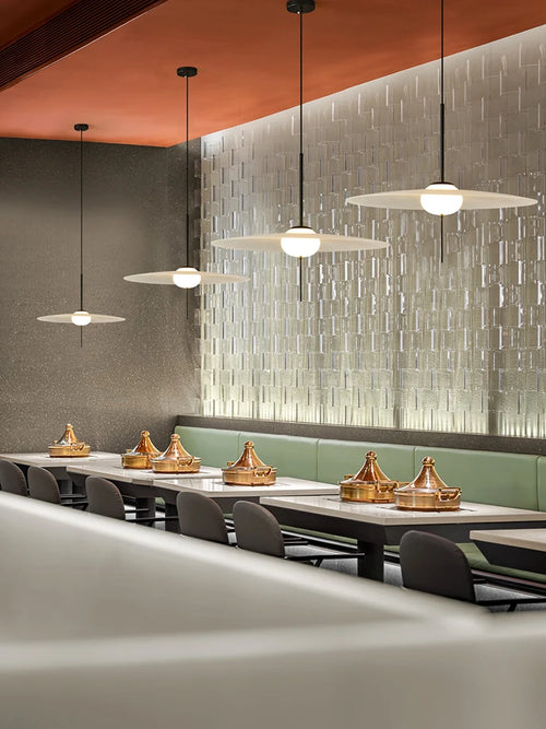 lustre moderne danois design ufo pour ambiance luxueuse - vue 6 sur 8