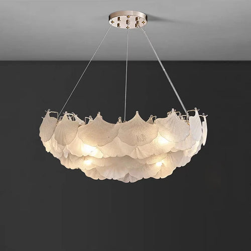 lustre en verre minimaliste rétro pour une décoration élégante - vue 6 sur 11