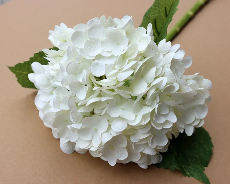 fleur d'hortensia artificielle réaliste pour décoration de fête