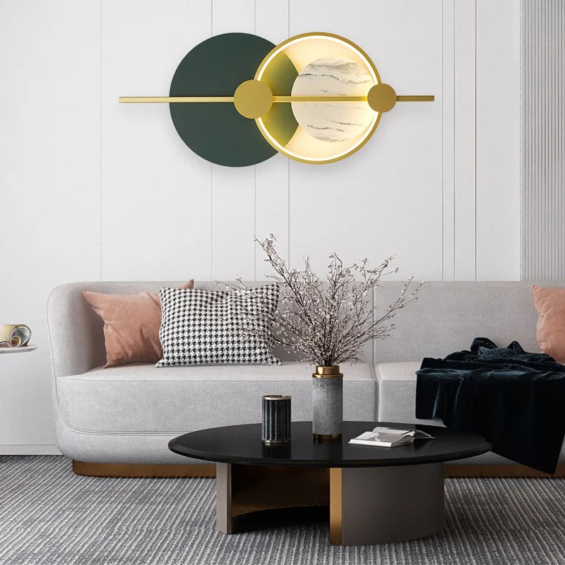 applique murale led nordique de luxe pour hôtel