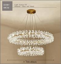 lustre en cristal moderne pour un éclairage intérieur élégant