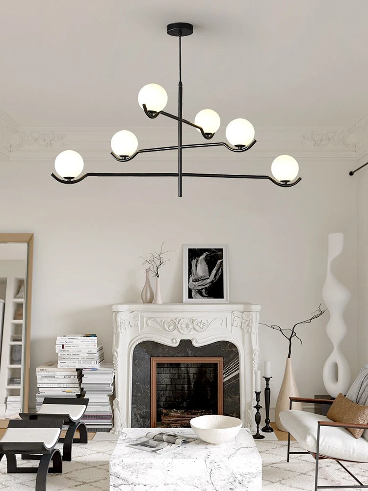suspension minimaliste postmoderne pour intérieur élégant et contemporain