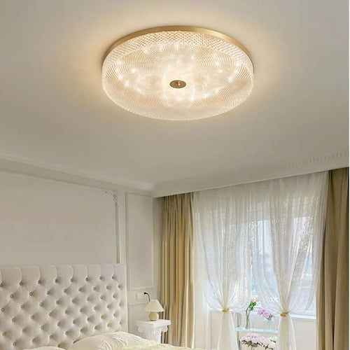 plafonnier led rond en acrylique design moderne pour maison - vue 2 sur 13