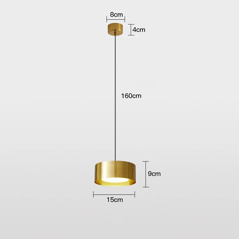 Suspension LED modernes 6W AC100-240V