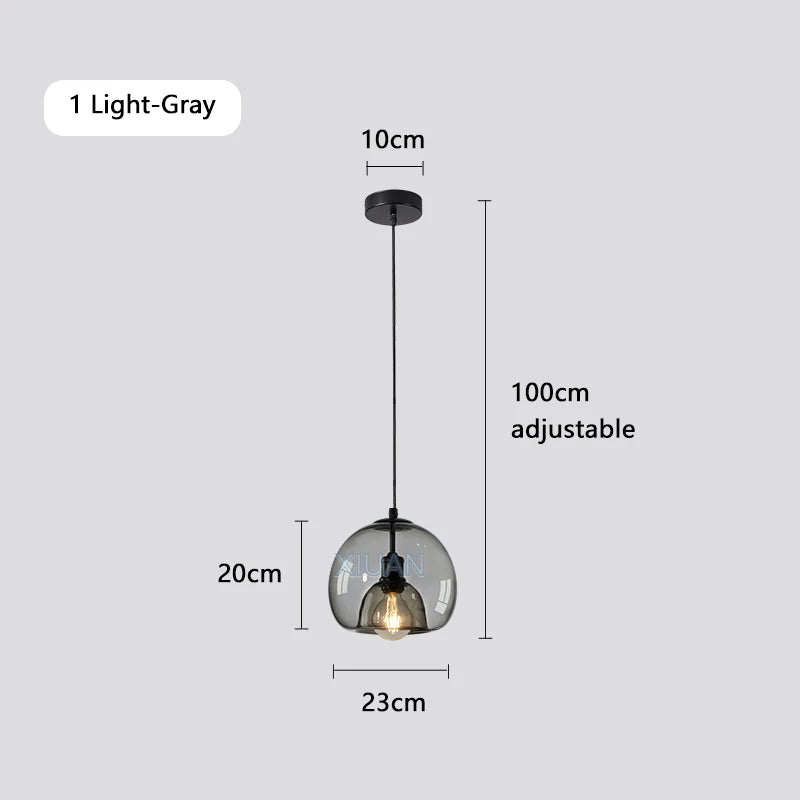 suspension led industrielles à 3 lumières - vue 8 sur 16