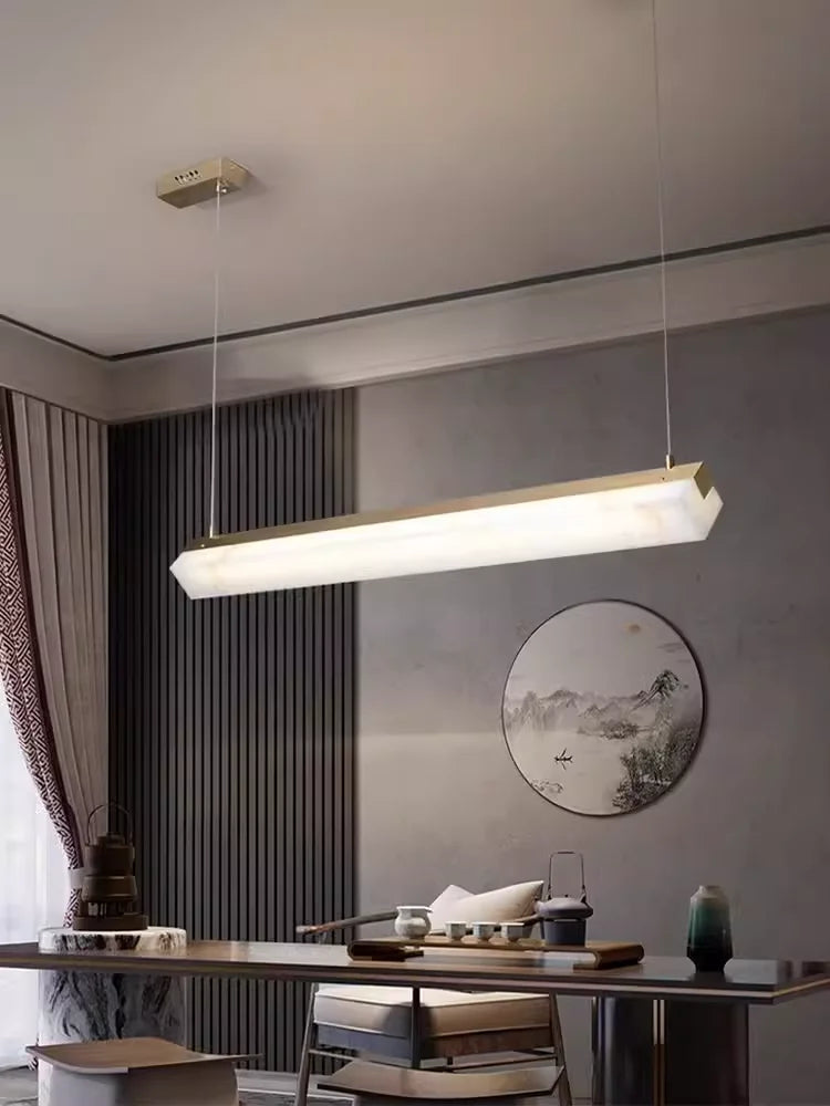 lampe de luxe en cuivre pour salon bar restaurant et bureau - vue 5 sur 10