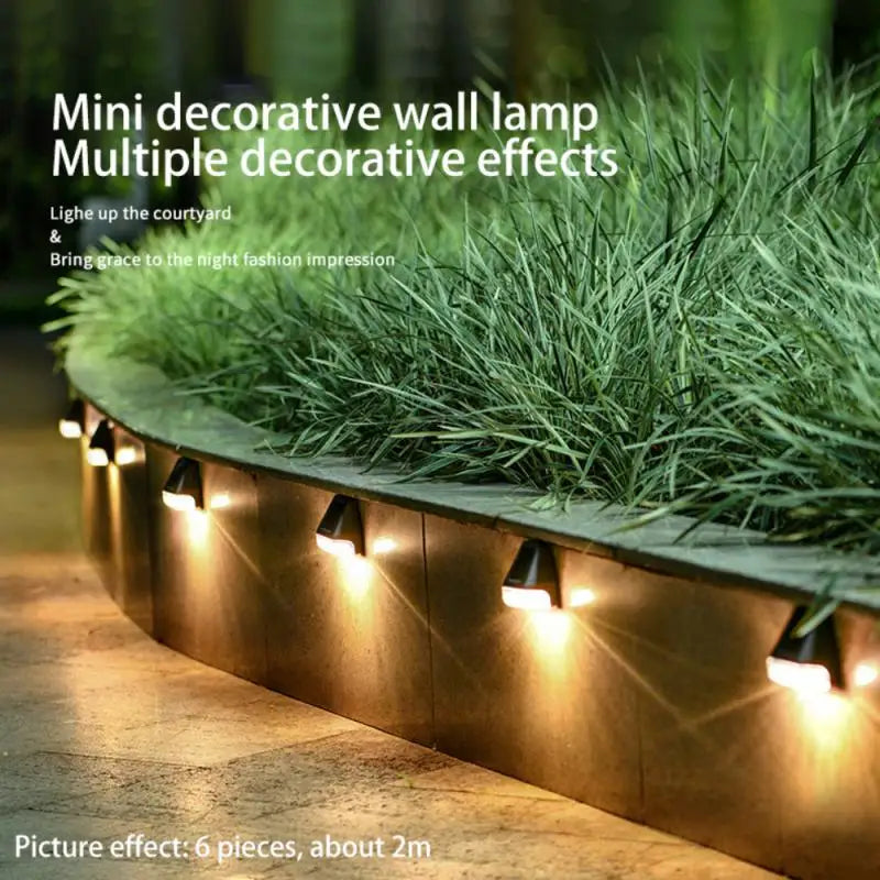 lampe solaire étanche pour éclairage extérieur jardin patio escalier - vue 6 sur 6