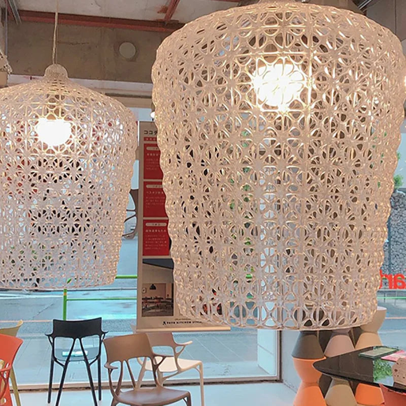 lampe suspendue moderne en acrylique transparent pour divers espaces - vue 5 sur 11