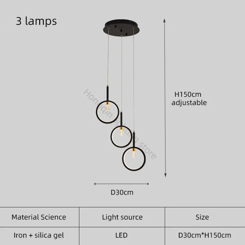 lustre moderne simple en forme trapézoïdale pour décoration intérieure - vue 11 sur 12