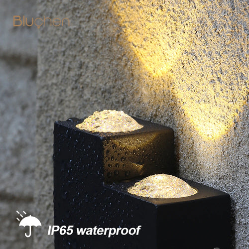 applique murale led étanche moderne pour extérieur jardin - vue 5 sur 10