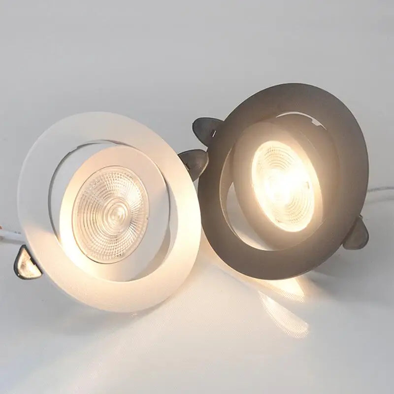 Spot rond COB Led Downlights haut de gamme encastré pour intérieur résidentiel maison