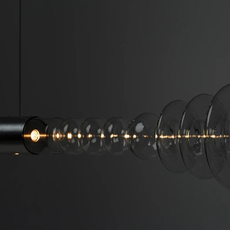 lustre en verre design créatif minimaliste pour restaurant moderne - vue 5 sur 7