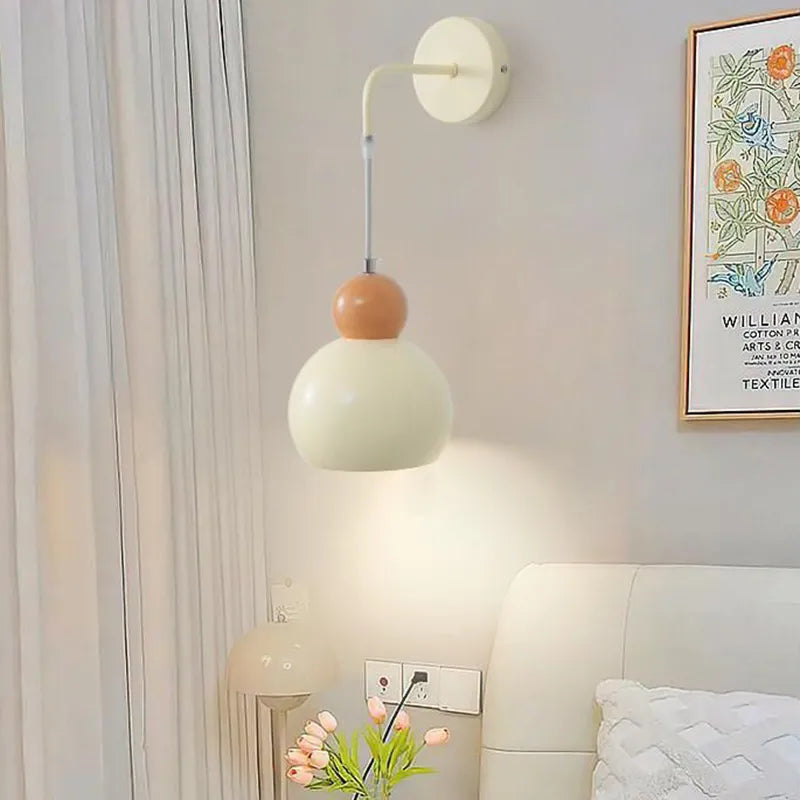 Nordique LED Suspension Plafonnier Crème Vent Gourde Lampe Pour Salon Chambre Étude Salle À Manger Décoration De La Maison Luminaires