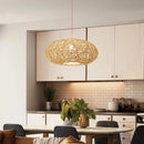 suspension moderne en rotin style chinois décoratif loft