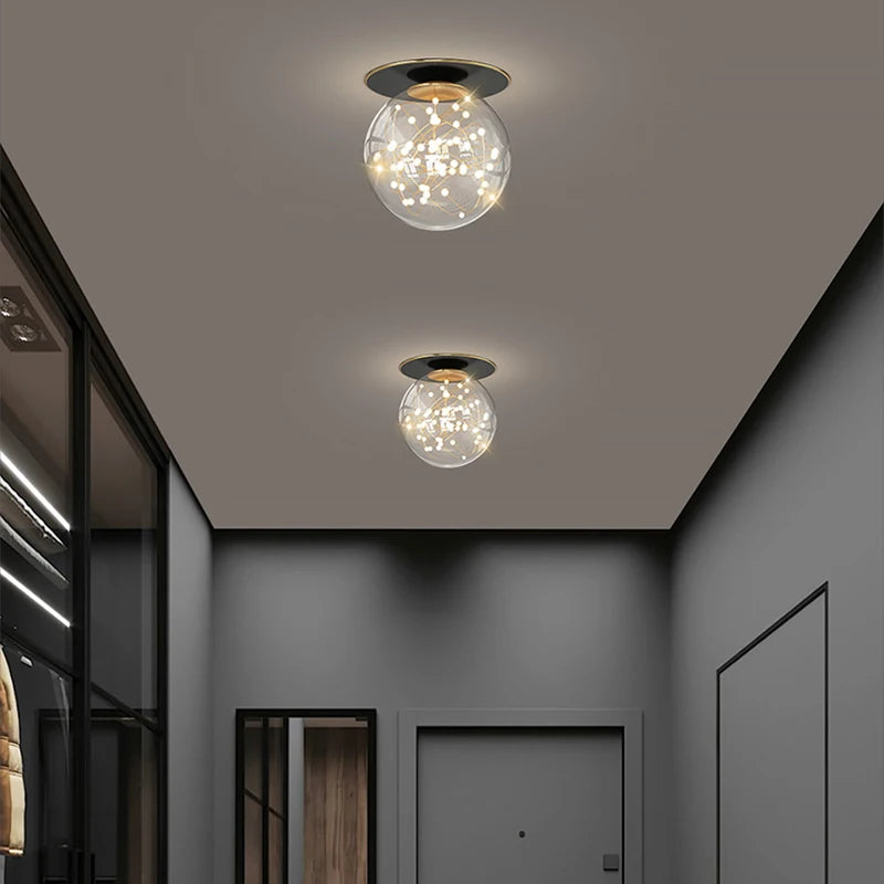 plafonnier led nordique pour décoration intérieure de maison - vue 4 sur 16