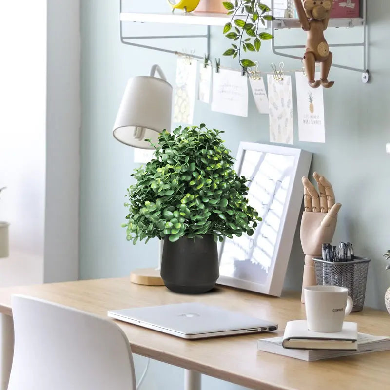 arbre d'eucalyptus artificiel pour décoration intérieure et extérieure - vue 4 sur 6