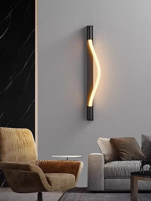applique murale minimaliste moderne en silicone de luxe - vue 5 sur 16