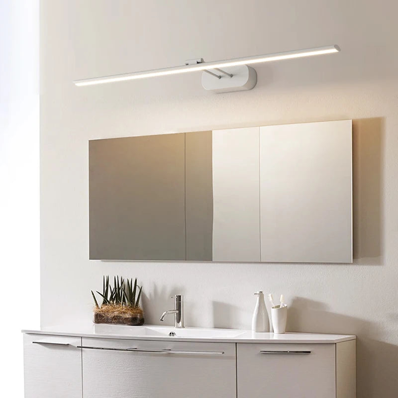 applique murale réglable 180 degrés pour miroir de toilette