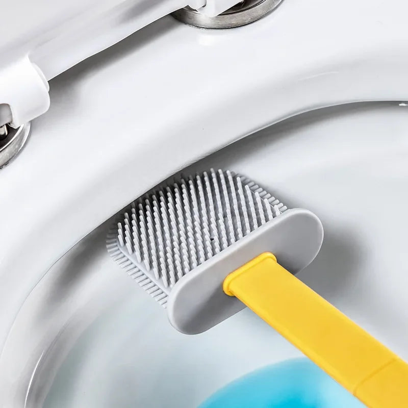 brosse de toilette anti-fuite avec support à séchage rapide - vue 3 sur 10